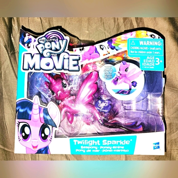 My Little Pony The Movie G4 Twilight Sparkle Seapony treasure glitter MLP - Picture 1 of 5